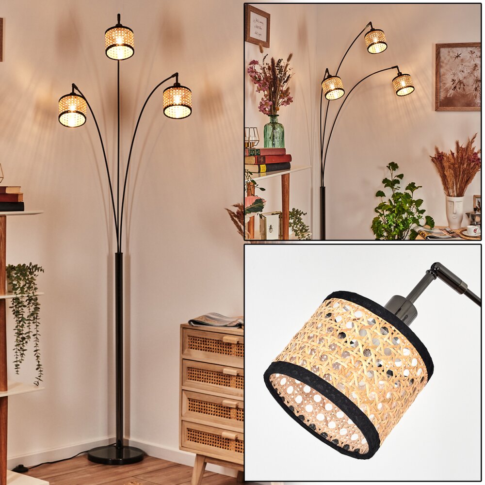 Ramila Lampa stojąca Chrom, Czarny, 3-punktowe main product photo