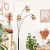Ramila Lampa stojąca Chrom, Czarny, 3-punktowe