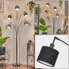 Bassagoda Lampa stojąca Chrom, Czarny, 5-punktowe