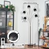 Bassagoda Lampa stojąca Nikiel matowy, Czarny, 5-punktowe