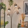 Bassagoda Lampa stojąca Nikiel matowy, Czarny, 5-punktowe