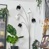 Bassagoda Lampa stojąca Nikiel matowy, Czarny, 5-punktowe