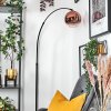 Koyoto lampa stojąca, lampa podłogowa łukowa czarny, 1-punktowy