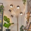Bassagoda Lampa stojąca Mosiądz, Czarny, 5-punktowe