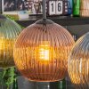 Koyoto Lampa wisząca, Kula świetlna, Lampa wisząca Niebeieski, Zielony, W kolorze miedzi, 4-punktowe