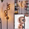 Koyoto Lampa stojąca 31 cm Przezroczysty, W kolorze miedzi, 5-punktowe