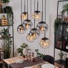 Gastor Lampa wisząca, Kula świetlna, Lampa wisząca W kolorze bursztynu, Przezroczysty, Przydymiony, 8-punktowe
