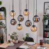 Gastor lampa wisząca, kula świetlna, lampa wisząca bursztynowy, przydymiony, 8-punktowe