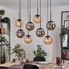 Gastor lampa wisząca, kula świetlna, lampa wisząca bursztynowy, przydymiony, 8-punktowe