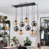 Gastor lampa wisząca, kula świetlna, lampa wisząca bursztynowy, przydymiony, 8-punktowe