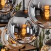 Gastor lampa wisząca, kula świetlna, lampa wisząca bursztynowy, przydymiony, 8-punktowe
