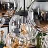 Gastor lampa wisząca, kula świetlna, lampa wisząca bursztynowy, przezroczysty, przydymiony, 8-punktowe