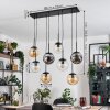 Gastor lampa wisząca, kula świetlna, lampa wisząca bursztynowy, przezroczysty, przydymiony, 8-punktowe