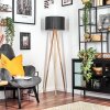 Soungou Lampa stojąca Jasne drewno, Biały, 1-punktowy