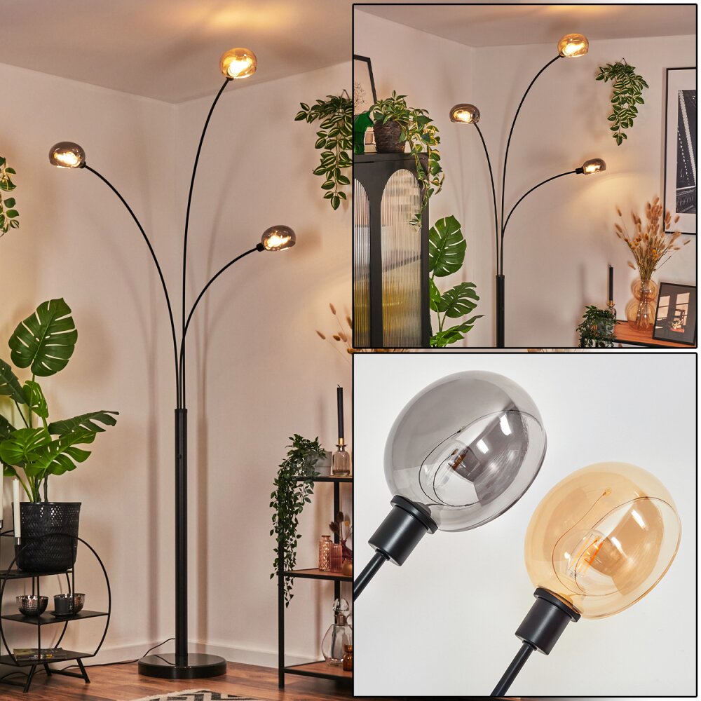Nikkala Lampa stojąca Czarny, 3-punktowe main product photo