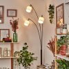 Bassagoda Lampa stojąca Chrom, Czarny, 3-punktowe