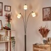 Bassagoda Lampa stojąca Chrom, Czarny, 3-punktowe
