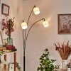 Bassagoda Lampa stojąca Chrom, Czarny, 3-punktowe