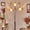 Bassagoda Lampa stojąca Chrom, Czarny, 3-punktowe