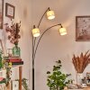 Bassagoda Lampa stojąca Chrom, Czarny, 3-punktowe