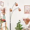 Granja Lampa stojąca Chrom, Czarny, 3-punktowe