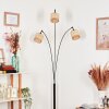 Sabadim Lampa stojąca Chrom, Czarny, 3-punktowe