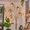 Cando Lampa stojąca Chrom, Czarny, 5-punktowe