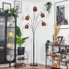Cando Lampa stojąca Chrom, Czarny, 5-punktowe