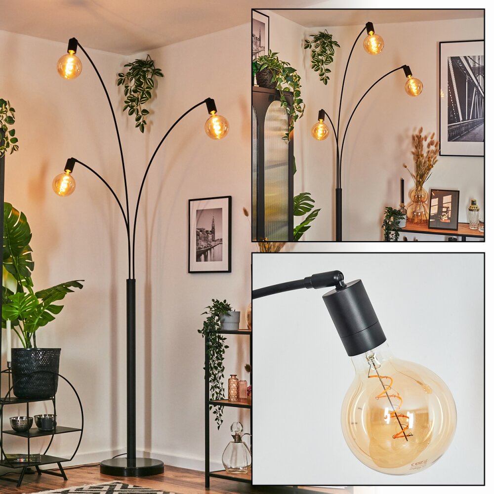 Codecreo Lampa stojąca Czarny, 3-punktowe main product photo
