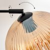 Koyoto lampa stojąca, lampa podłogowa łukowa czarny, 1-punktowy