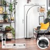 Koyoto lampa stojąca, lampa podłogowa łukowa czarny, 1-punktowy