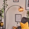Koyoto lampa stojąca, lampa podłogowa łukowa czarny, 1-punktowy