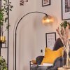 Koyoto lampa stojąca, lampa podłogowa łukowa czarny, 1-punktowy