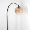 Koyoto lampa stojąca, lampa podłogowa łukowa czarny, 1-punktowy