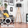 Soungou lampa stojąca kolory naturalne, czarny, 1-punktowy