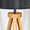 Soungou lampa stojąca kolory naturalne, czarny, 1-punktowy