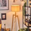 Soungou lampa stojąca kolory naturalne, czarny, 1-punktowy