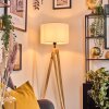 Soungou lampa stojąca kolory naturalne, czarny, 1-punktowy