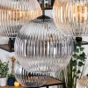 Koyoto Lampa wisząca, Kula świetlna, Lampa wisząca Ecru, Czarny, 8-punktowe