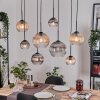 Koyoto Lampa wisząca, Kula świetlna, Lampa wisząca Ecru, Czarny, 8-punktowe