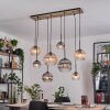 Koyoto lampa wisząca, kula świetlna, lampa wisząca kolory naturalne, czarny, 8-punktowe