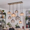 Koyoto lampa wisząca, kula świetlna, lampa wisząca kolory naturalne, czarny, 8-punktowe