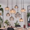 Koyoto lampa wisząca, kula świetlna, lampa wisząca kolory naturalne, czarny, 8-punktowe