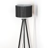Soungou Lampa stojąca Chrom, Czarny, 1-punktowy