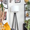 Soungou Lampa stojąca Chrom, Czarny, 1-punktowy