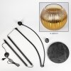 Koyoto lampa stojąca, lampa podłogowa łukowa czarny, 1-punktowy