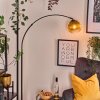 Koyoto lampa stojąca, lampa podłogowa łukowa czarny, 1-punktowy