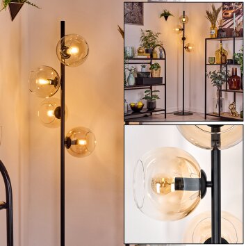 Koyoto Lampa stojąca W kolorze bursztynu, Przezroczysty, 4-punktowe