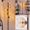 Koyoto Lampa stojąca W kolorze bursztynu, Przezroczysty, 4-punktowe