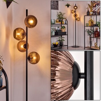 Koyoto lampa stojąca miedziany, 4-punktowe
